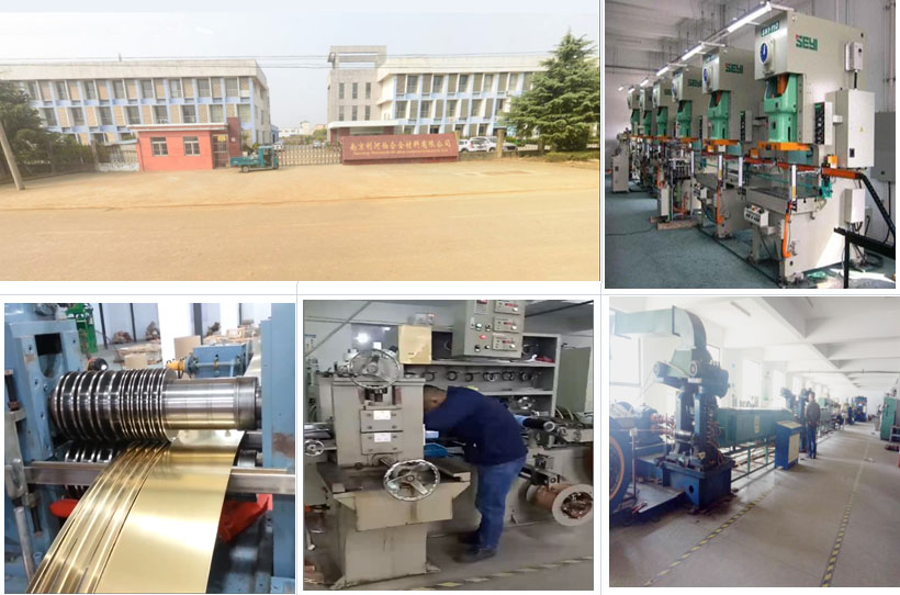 Dải thép mạ đồng factory